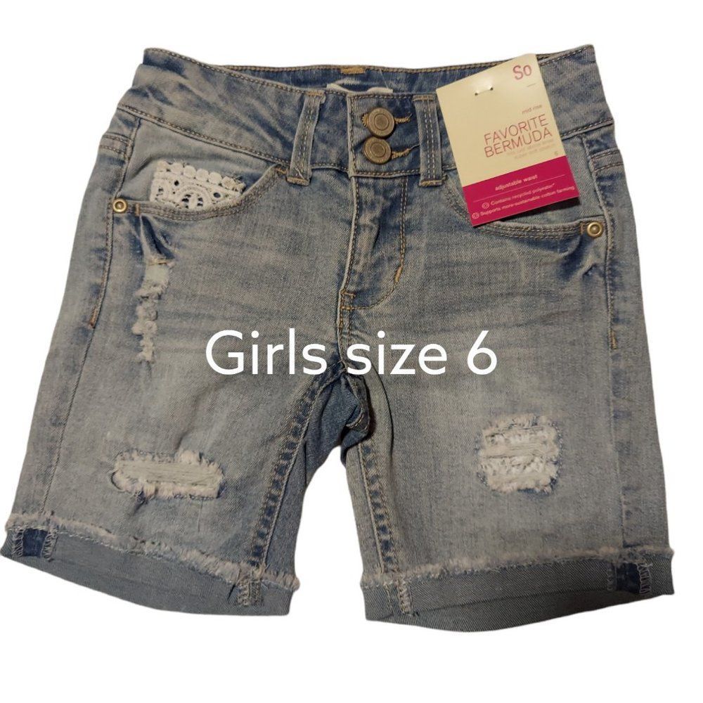 So Favorite Bermuda Girl's Shorts Size 6